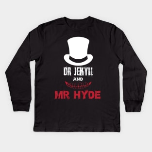 dr J mr Hyde Kids Long Sleeve T-Shirt